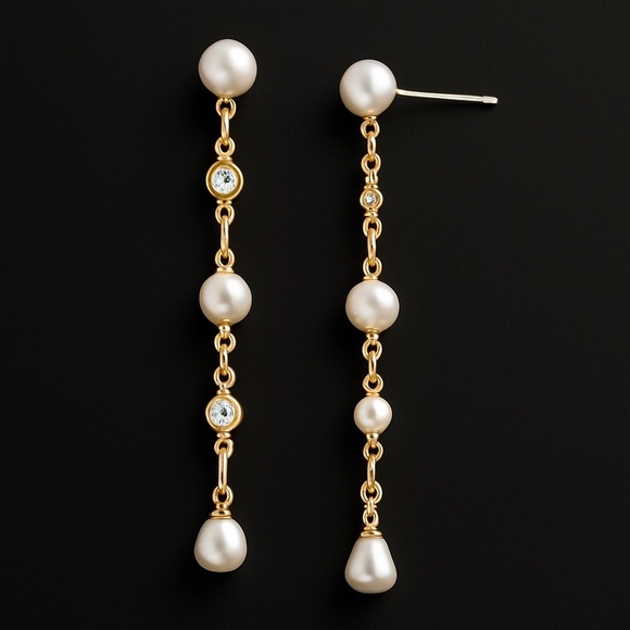 COACH Classic Crystal Pearl Slider Bracelet - Picture 3 of 6